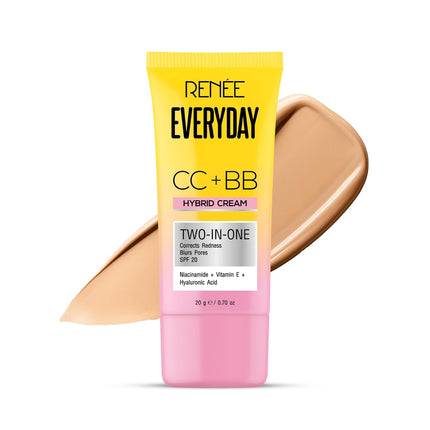 RENEE CC + BB Hybrid Cream With SPF 20, a premium bb cream with spf formulated to provide hydration and refined skin tone.