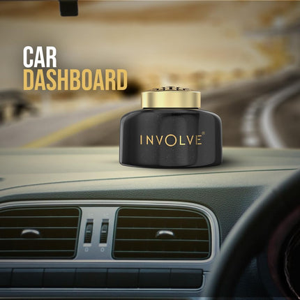 Involve Eminence Eternal Organic Car Perfume with DrivFRESH – Fiber Air Freshener – 45 gm | Car Fresheners | Car Dashboard Decoration Items