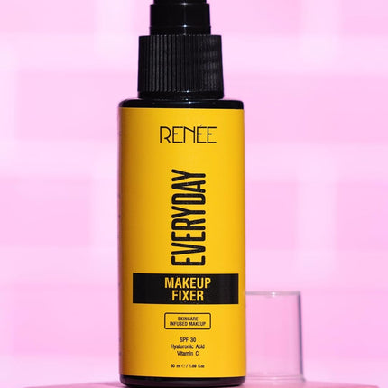 RENEE Everyday Makeup Fixer, featuring hydrating properties and SPF 30, a top-rated makeup setting spray.