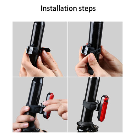 WEST BIKING YP0701384 Bike Headlight – Digital Display Front & Tail Light Set