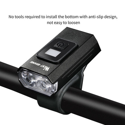WEST BIKING YP0701384 Bike Headlight – Digital Display Front & Tail Light Set