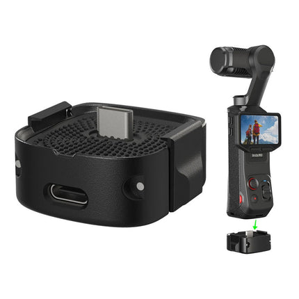 Charging Adapter Base for Insta360 Luna Ultra  /  Luna Pro Metal Dual Type-C 1 / 4 Inch Thread Tripod Mount