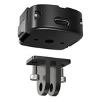 Charging Adapter Base for Insta360 Luna Ultra  /  Luna Pro Metal Dual Type-C 1 / 4 Inch Thread Tripod Mount