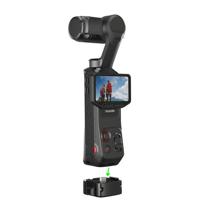 Charging Adapter Base for Insta360 Luna Ultra  /  Luna Pro Metal Dual Type-C 1 / 4 Inch Thread Tripod Mount