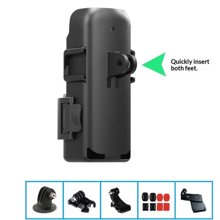 Protective Frame for Insta360 Luna Ultra  /  Luna Pro Plastic Full Wrap Cold Shoe Mount 1 / 4 Inch Threaded Camera Cage
