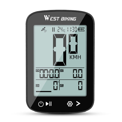 WEST BIKING YP0702113 GPS Bike Computer – Wireless Cycling Speedometer & Odometer