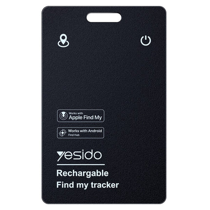 YESIDO EC37 Smart Finder Card Dual System IP68 Waterproof Bluetooth-compatible 5.4 Magnetic Wireless Charging Tracking Locator
