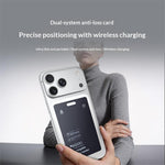YESIDO EC37 Smart Finder Card Dual System IP68 Waterproof Bluetooth-compatible 5.4 Magnetic Wireless Charging Tracking Locator