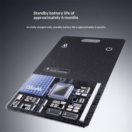YESIDO EC37 Smart Finder Card Dual System IP68 Waterproof Bluetooth-compatible 5.4 Magnetic Wireless Charging Tracking Locator