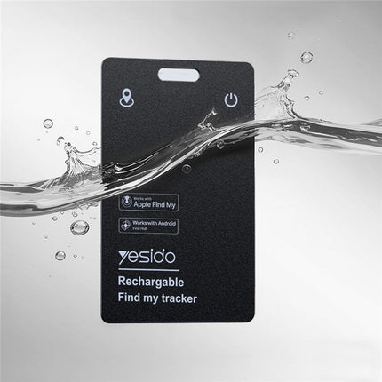 YESIDO EC37 Smart Finder Card Dual System IP68 Waterproof Bluetooth-compatible 5.4 Magnetic Wireless Charging Tracking Locator