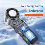 3-in-1 TEC Cooling Fan – Handheld, Neck & Desktop Portable Fan with LED Display
