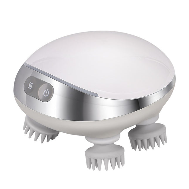 K111 Electric Head Massager Hot Compress Head Relax Deep Tissue Kneading Massage Machine