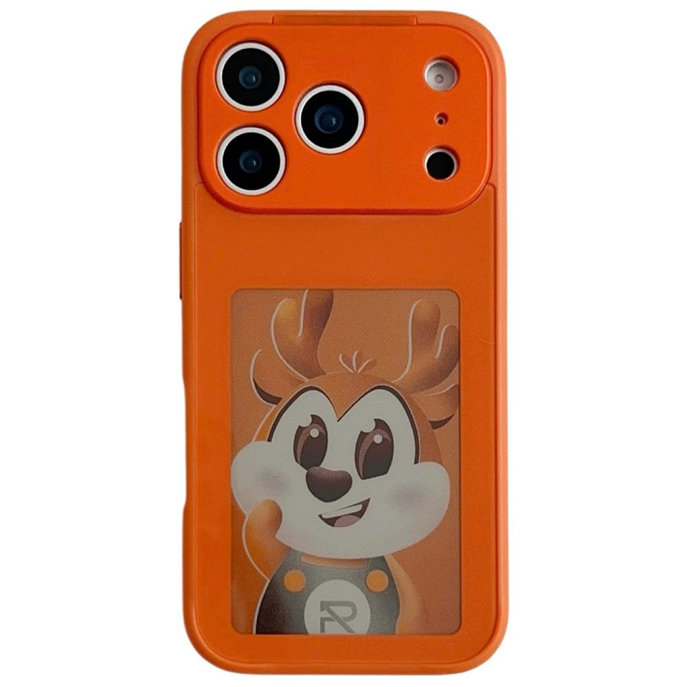 For iPhone 17 Pro E Ink Phone Cover 4-Color Display Pattern Customized Case