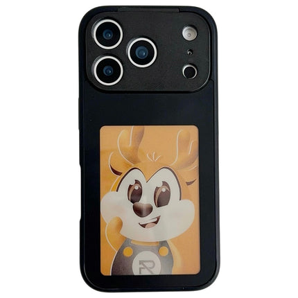 For iPhone 17 Pro E Ink Phone Cover 4-Color Display Pattern Customized Case