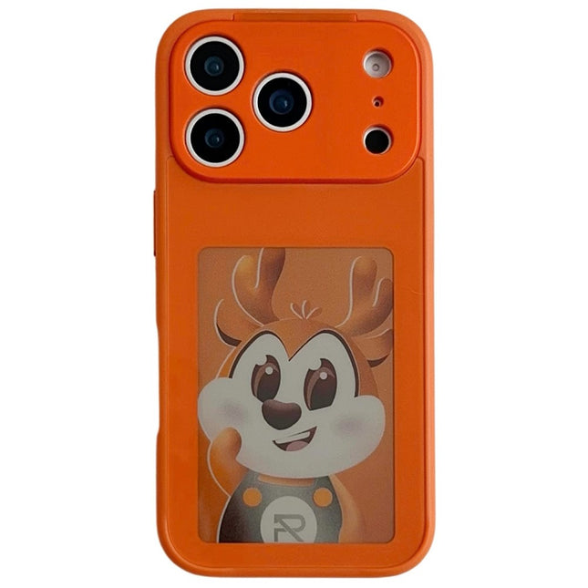 For iPhone 17 Pro Max E Ink Phone Cover 4-Color Display Pattern Customized Case