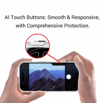 KZDOO Iceguard Series Case for iPhone 18 Pro / 17 Pro Magnetic Anti-Yellowing AI Button PC+TPU Back Cover
