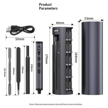 JIAFA 78-in-1 Electric Precision Screwdriver Set – USB-C LED Display