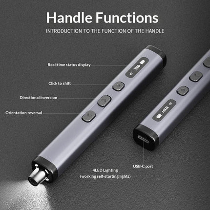 JIAFA 78-in-1 Electric Precision Screwdriver Set – USB-C LED Display