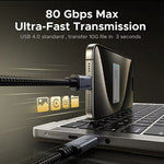 UGREEN L706 1m USB4 Gen4 USB-C Cable – 240W, 80Gbps, 16K 60Hz