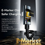 ESSAGER 2m 240W USB-C to USB-C Fast Charging Cable with Digital Display