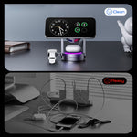 ESSAGER T50 Qi2.2 25W 3-in-1 Magnetic Wireless Charger with TEC Cooling