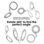 AULUMU G09 Magnetic Ring Stand – 360° Rotating Dual-Axis Phone Grip
