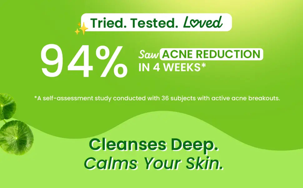 Dot & Key Acne Face Wash for Oily & Sensitive Skin | 2%