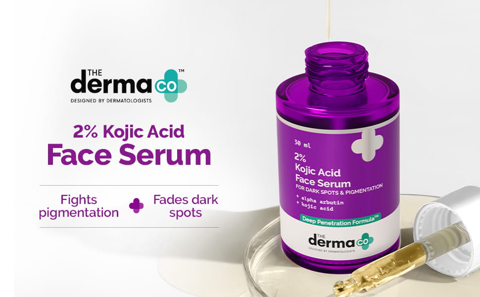 The Derma Co 2% Kojic Acid Face Serum With Alpha Arbutin