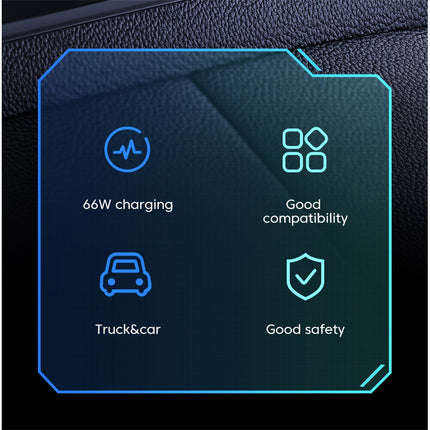 ESSAGER F689 66W Dual USB C + USB A 3 Ports Car Charger Phone Charging Adapter