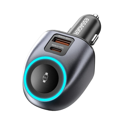 ESSAGER ES-CC31 50W Car Charger with USB-C, USB-A & Watch Charging