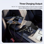 ESSAGER ES-CC31 50W Car Charger with USB-C, USB-A & Watch Charging