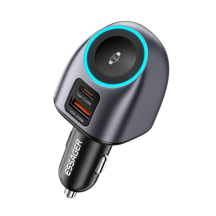 ESSAGER ES-CC31 50W Car Charger with USB-C, USB-A & Watch Charging