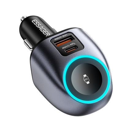 ESSAGER ES-CC31 50W Car Charger with USB-C, USB-A & Watch Charging