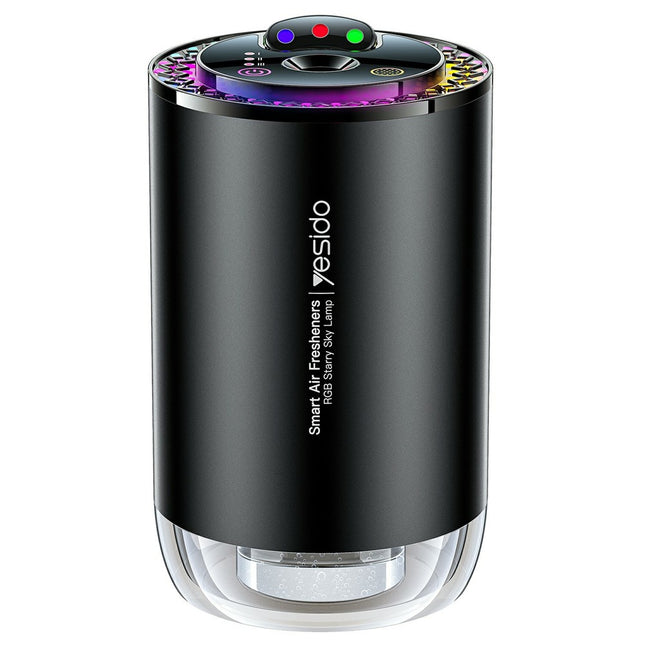 YESIDO VC14 Car Aromatherapy Diffuser – RGB Starry Sky Air Freshener