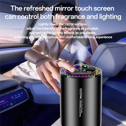 YESIDO VC14 Car Aromatherapy Diffuser – RGB Starry Sky Air Freshener
