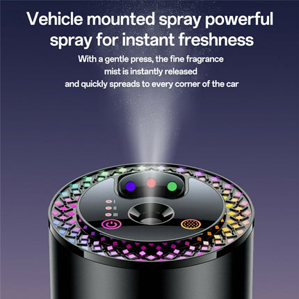 YESIDO VC14 Car Aromatherapy Diffuser – RGB Starry Sky Air Freshener