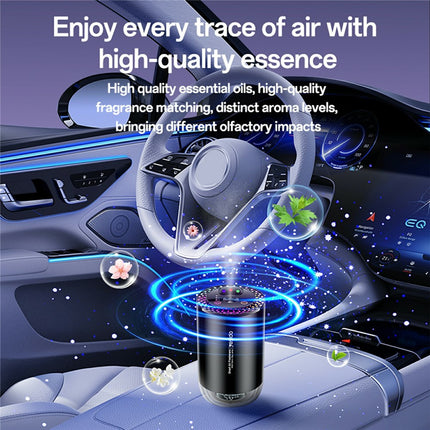 YESIDO VC14 Car Aromatherapy Diffuser – RGB Starry Sky Air Freshener