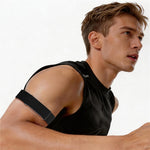 For Google Fitbit Air Nylon Strap Metal Frame Magnetic Buckle Elastic Sport Arm Band
