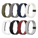 For Google Fitbit Air Nylon Strap Metal Frame Magnetic Buckle Elastic Sport Arm Band