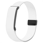 For Google Fitbit Air Nylon Strap Metal Frame Magnetic Buckle Elastic Sport Arm Band