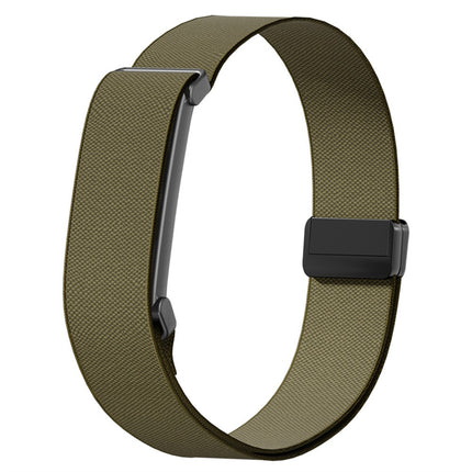 For Google Fitbit Air Nylon Strap Metal Frame Magnetic Buckle Elastic Sport Arm Band