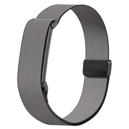 For Google Fitbit Air Nylon Strap Metal Frame Magnetic Buckle Elastic Sport Arm Band