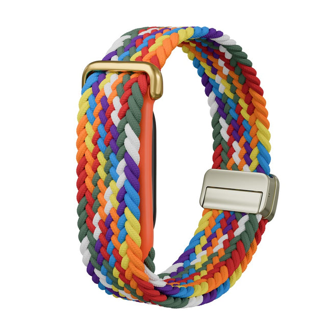 For Google Fitbit Air Nylon Woven Watch Strap with Magnetic Buckle Replacement Wristband
