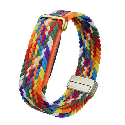 For Google Fitbit Air Nylon Woven Watch Strap with Magnetic Buckle Replacement Wristband