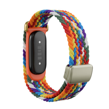 For Google Fitbit Air Nylon Woven Watch Strap with Magnetic Buckle Replacement Wristband