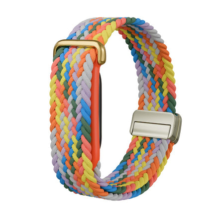 For Google Fitbit Air Nylon Woven Watch Strap with Magnetic Buckle Replacement Wristband