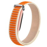 For Google Fitbit Air Watch Strap Woven Nylon Two-Tone Magic Tape Watch Band