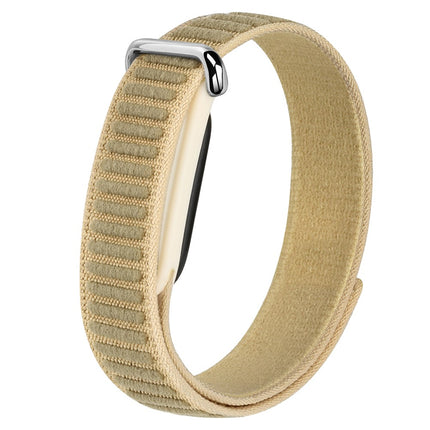 For Google Fitbit Air Watch Strap Woven Nylon Two-Tone Magic Tape Watch Band