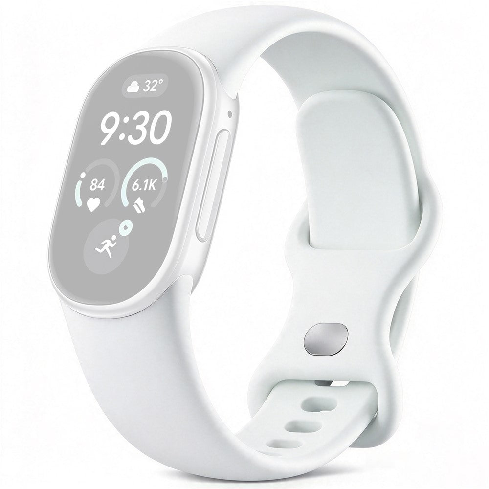 For Google Fitbit Edge Watch Band Silicone Wrist Strap with Figure Eight Buckle