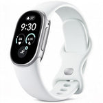 For Google Fitbit Edge Watch Band Silicone Wrist Strap with Figure Eight Buckle